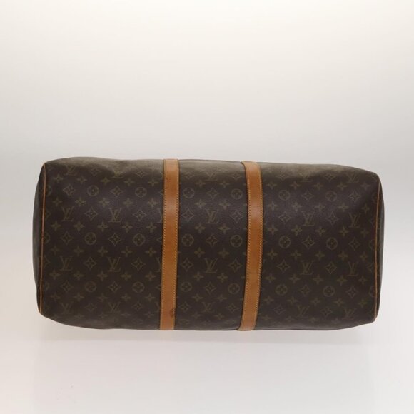 LOUIS VUITTON Monogram Keepall 55 Boston Bag M41424 LV Auth 131776 - Picture 6 of 16